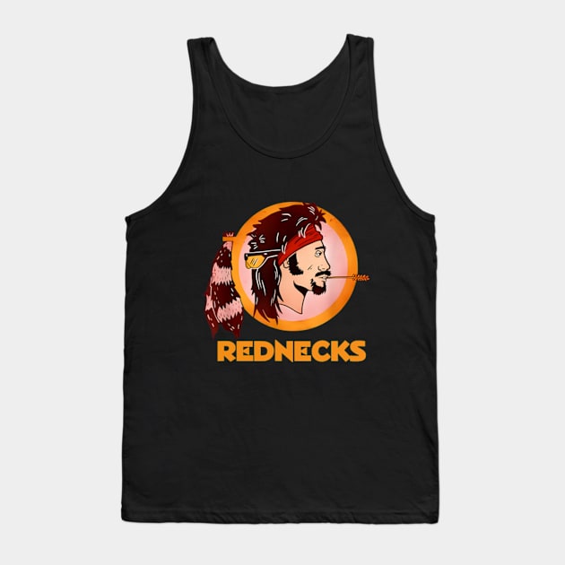 Washington Caucasians Redskins Tank Top by YASSIN DESIGNER